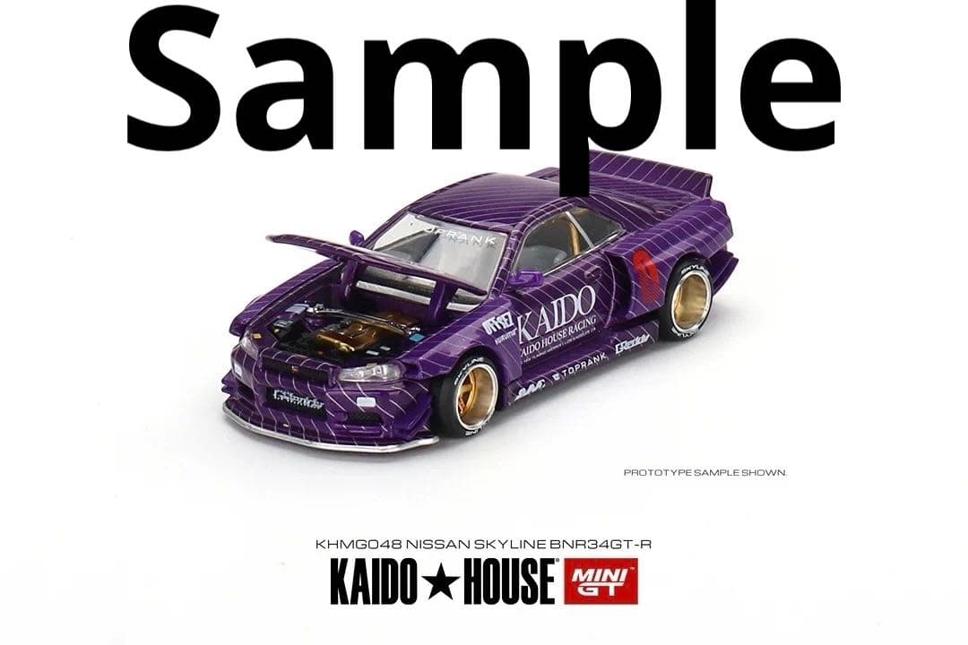 ミニカー KAIDO HOUSE GT-R R34 //048