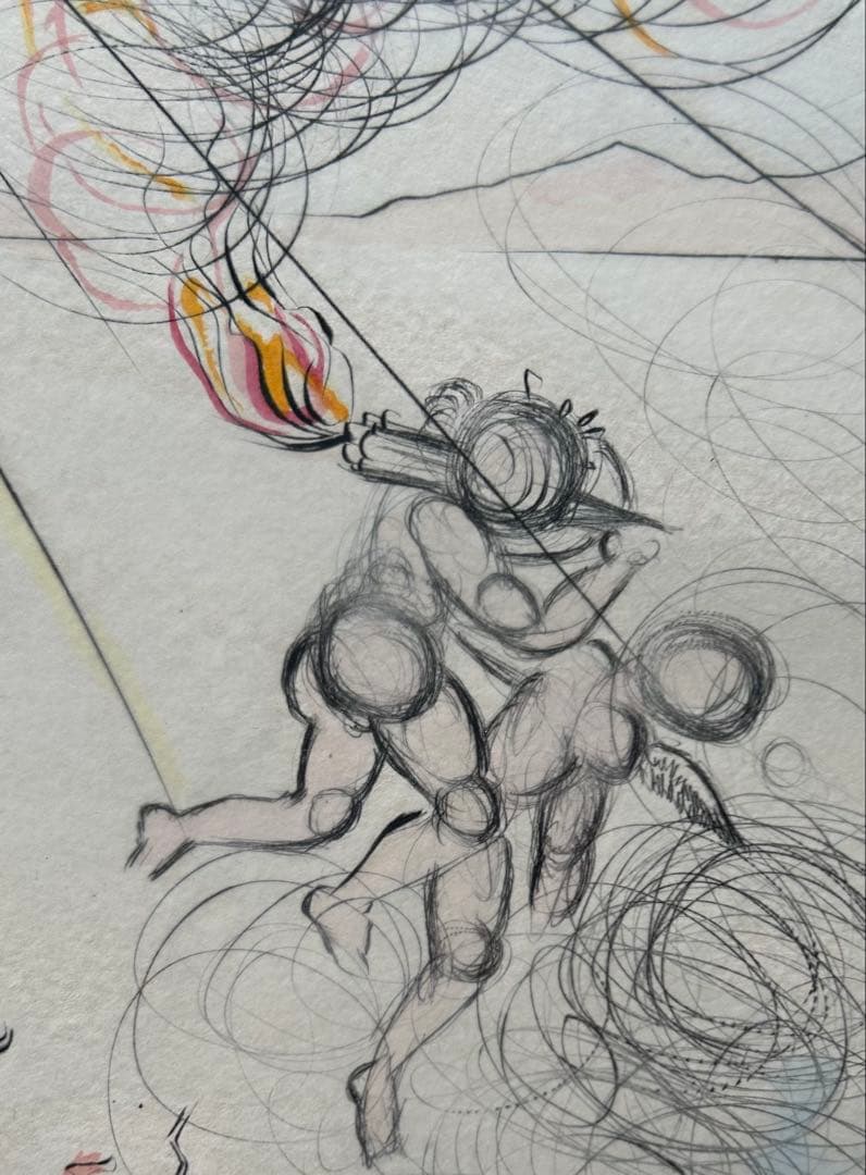 サルバドール・ダリ銅版画エッチング 『ビーナスの大勝利』1971年ダリ