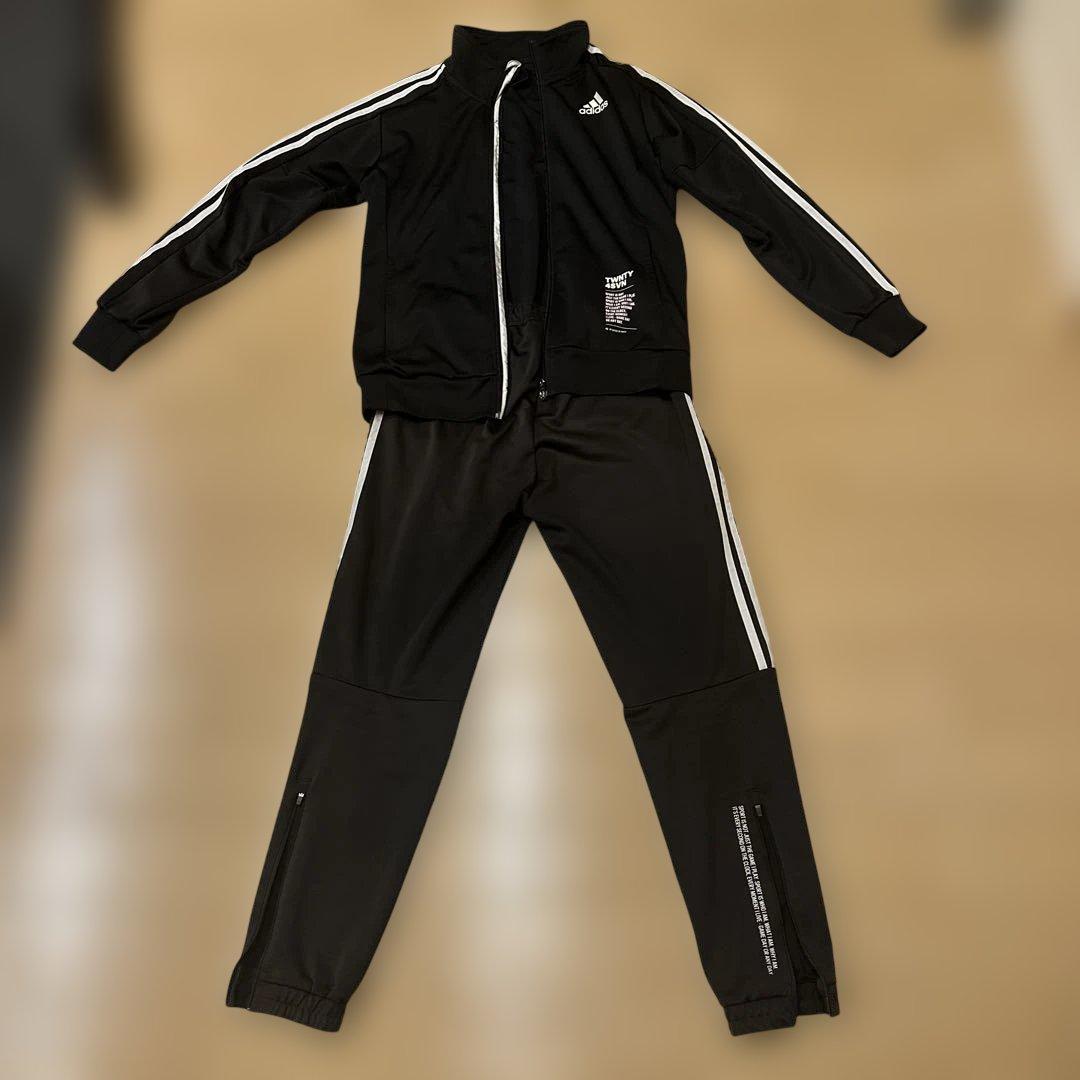 adidas TWNTY 4SVN ジャージ上下セット Mサイズ ブラック - メルカリ