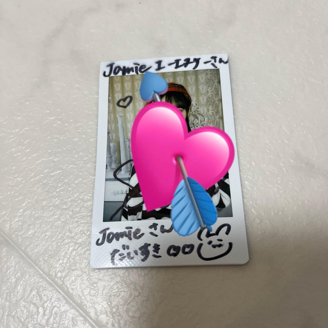 ≠ME ノイミー 尾木波菜 直筆チェキ jamie ANK