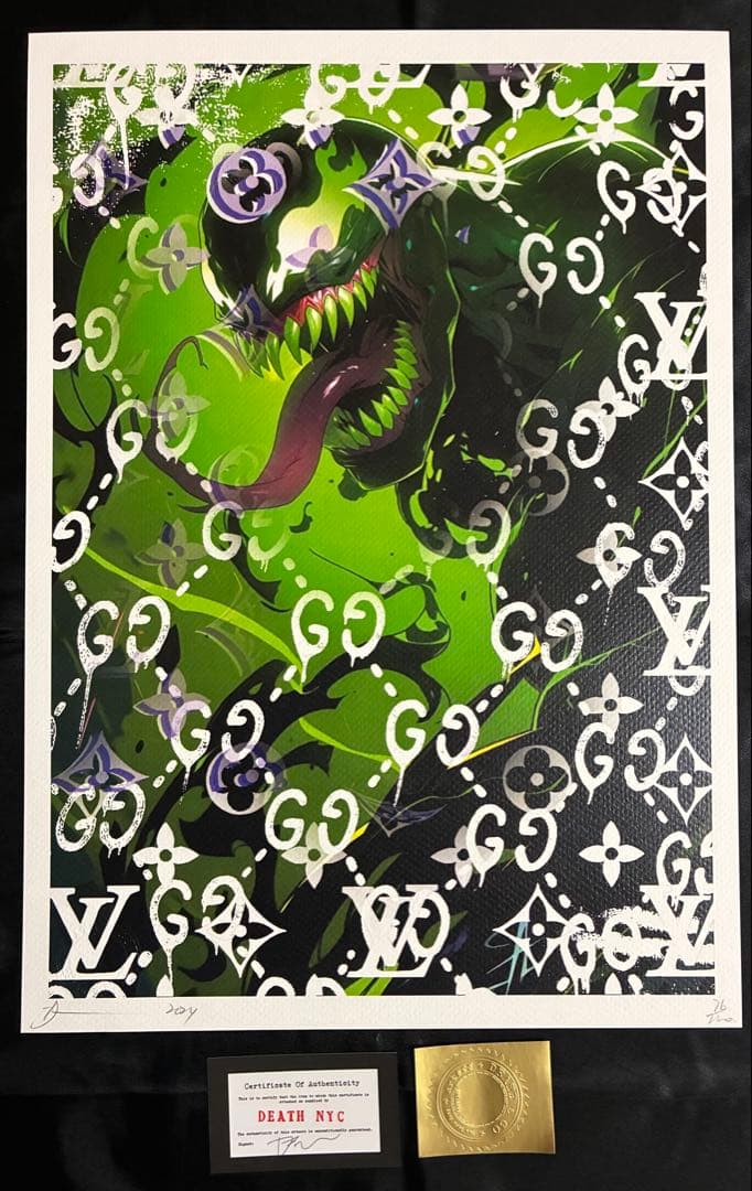✴︎世界限定100枚✴︎ DEATH NYC 現代アート ポスター BNM01