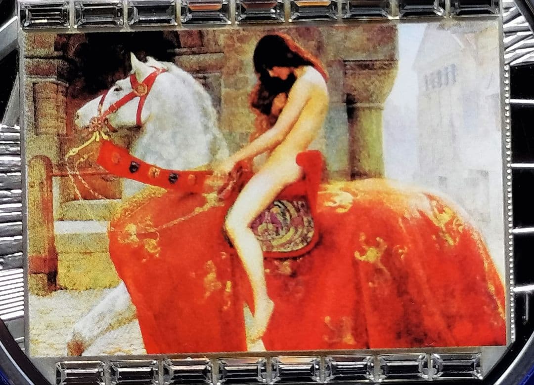 GODIVAのシンボルマーク「Lady Godiva」ジョン・コリア3oz銀貨 - メルカリ