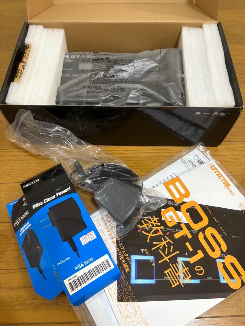 BOSS GT-1 マルチエフェクター純正アダプター 説明書 カバー付き