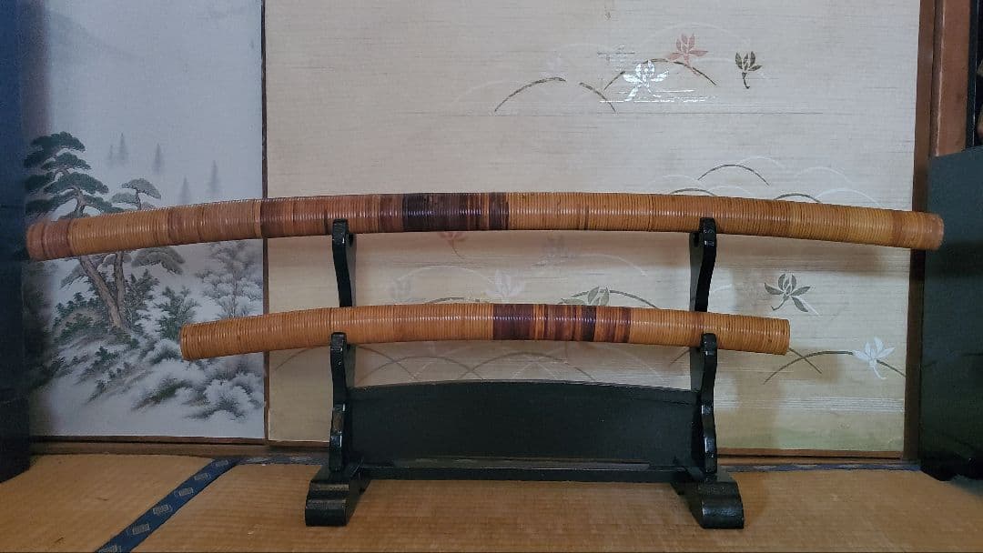 高級模造刀　竹巻鞘　日本刀　大刀一振 高級模造刀 竹巻鞘 日本刀 大刀一振 - メルカリ