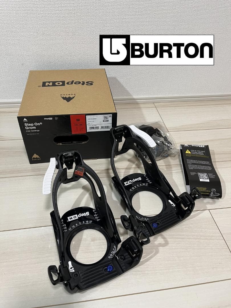 Burton Step On キッズ　ビンディング サイズＭ　ブラック