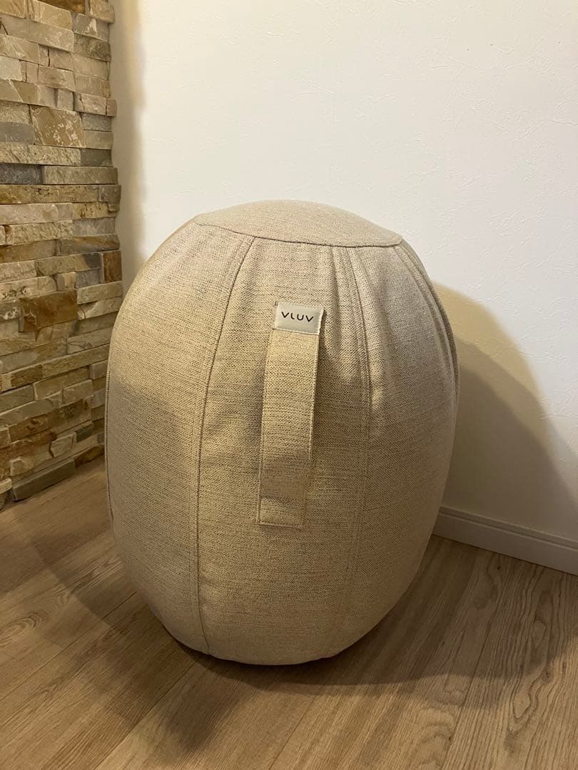 VLUV バランスボール ベージュ ハーフェレジャパン VLUV（ヴィーラブ） ぺプル・ベージュ S バランス
