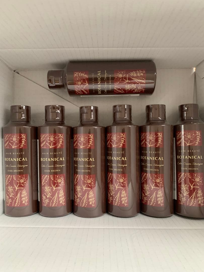 ヘアボーテ　ボタニカル シャンプー 7本セット Amazon | 【セット】ボタニカルカラークリームシャンプー ダーク