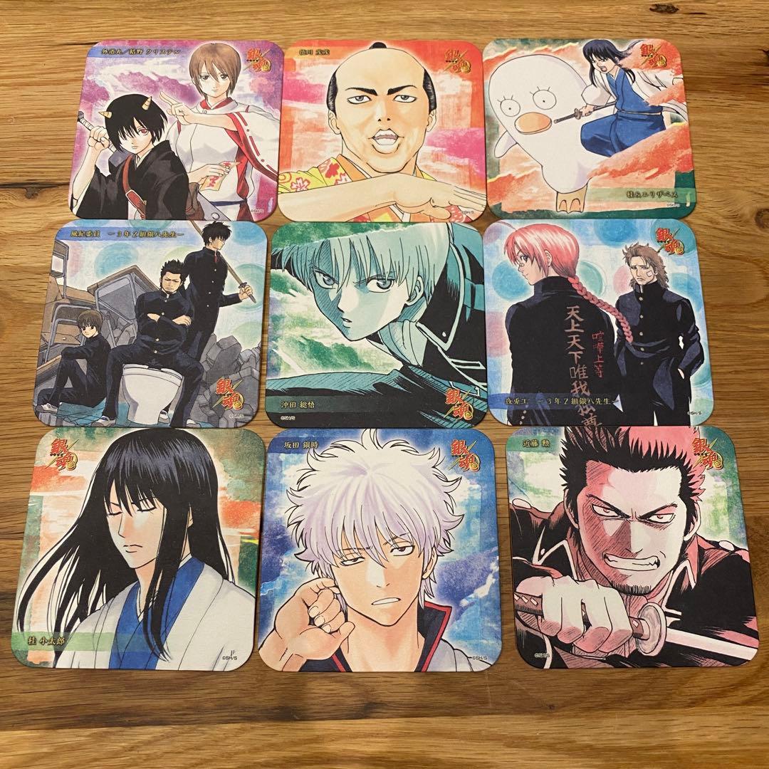 銀魂 アートコースター 第1弾 BOX 48枚 コンプ 封入特典付き レア 限定