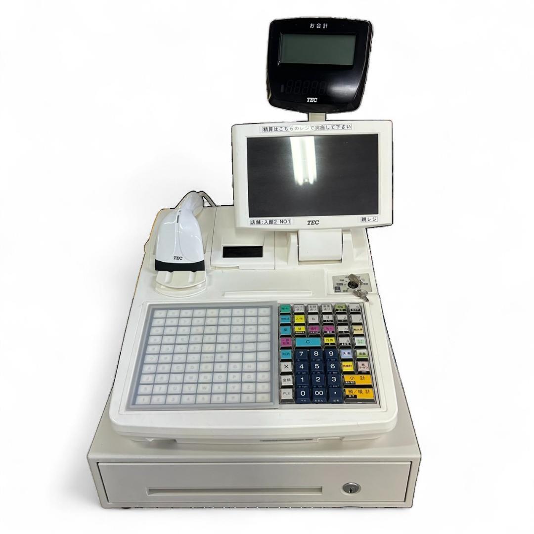 TEC東芝テック FS-2055 レジスター バーコードリーダー付 動作確認済③