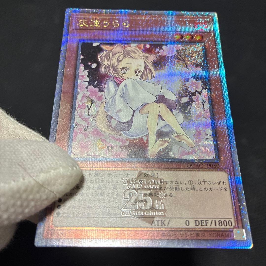 遊戯王 灰流うらら 絵違い クォーターセンチュリーシークレットレア