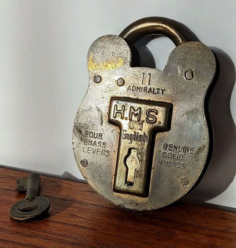 値下げ！アメリカ製　アンティーク　南京錠　ヴィンテージ