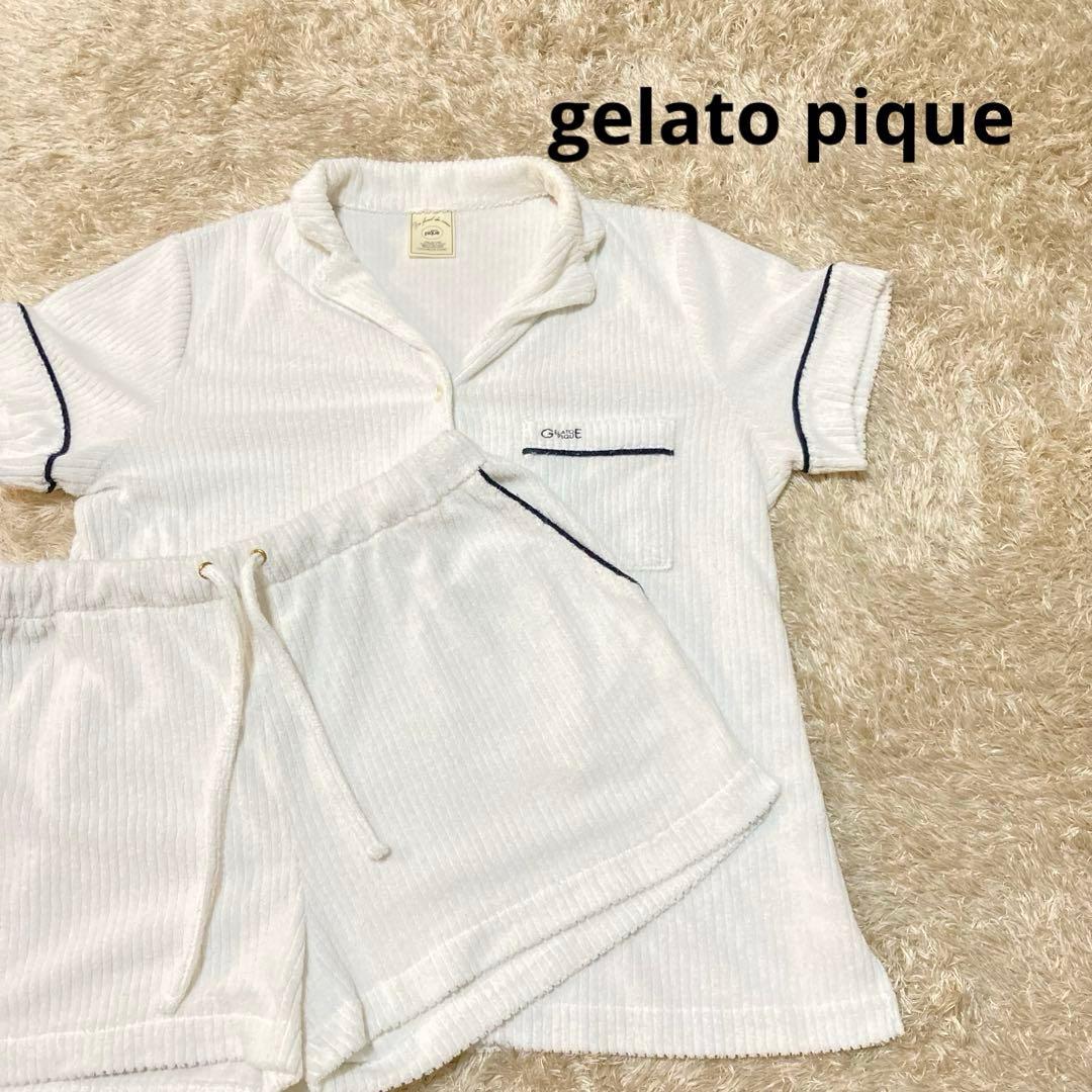 ジェラートピケ 上下 セットアップ 半袖 ハーフパンツ ルームウェア