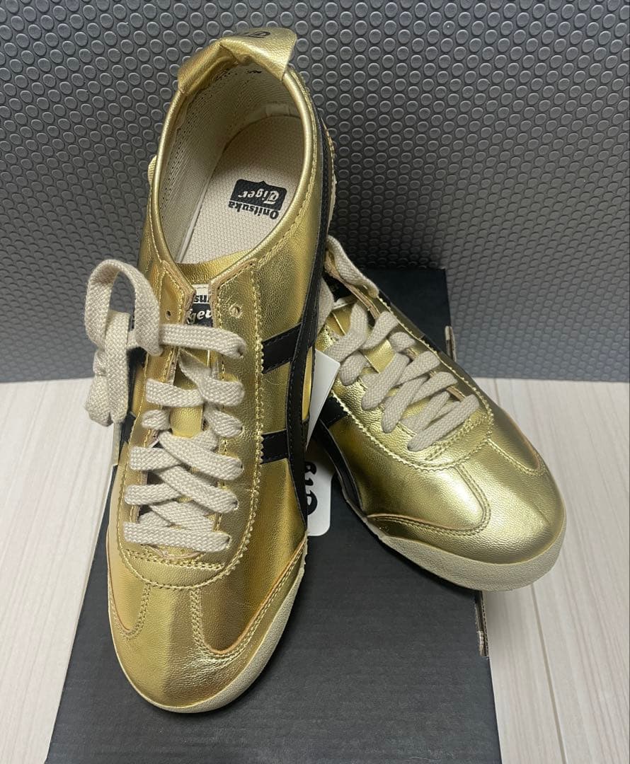 モ*ス様 Onitsuka Tiger ゴールド スニーカー 27.0cm