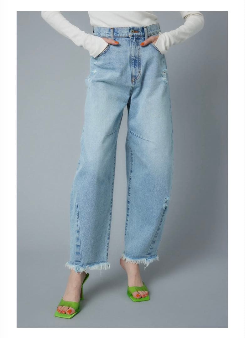 HeRIN.CYE コクーンデニムパンツ