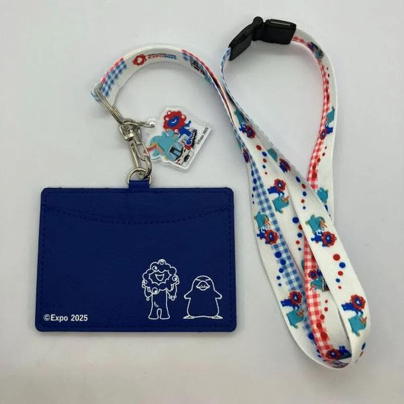【新品未使用】EXPO2025パスケース付ネックストラップ（イコちゃん）《3個》