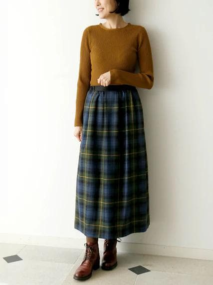 最終値下『リゼッタLisette』シシリア定番リブラウンドネックセーターカネル