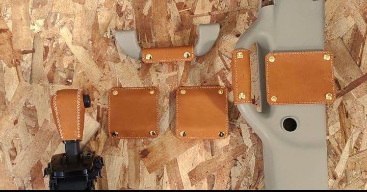 ふじ◇N-BOXカバー３種セット・キャメル、ステッチキャメル