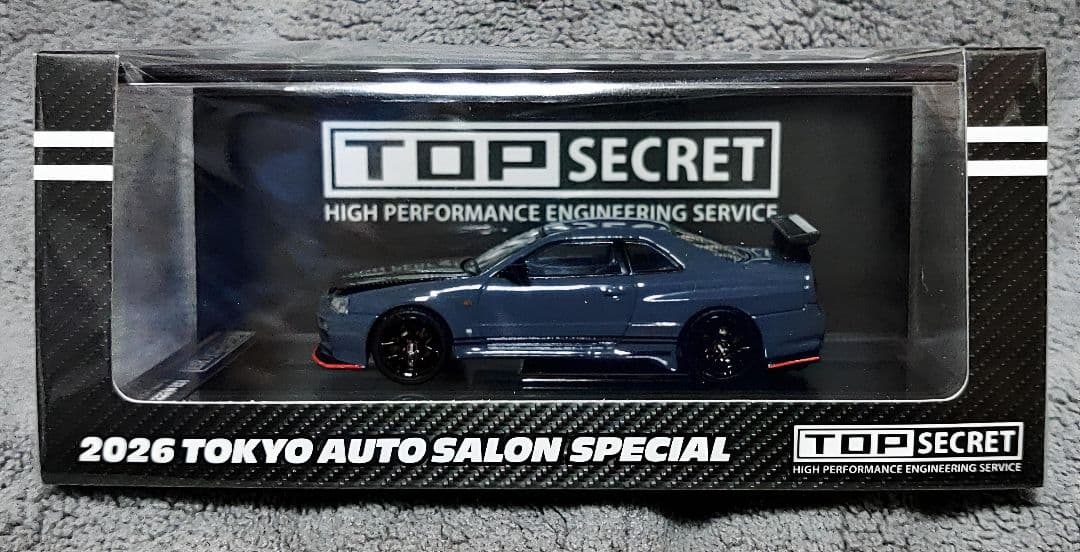 TOP SECRETミニカー　BNR34 東京オートサロンSPECIAL