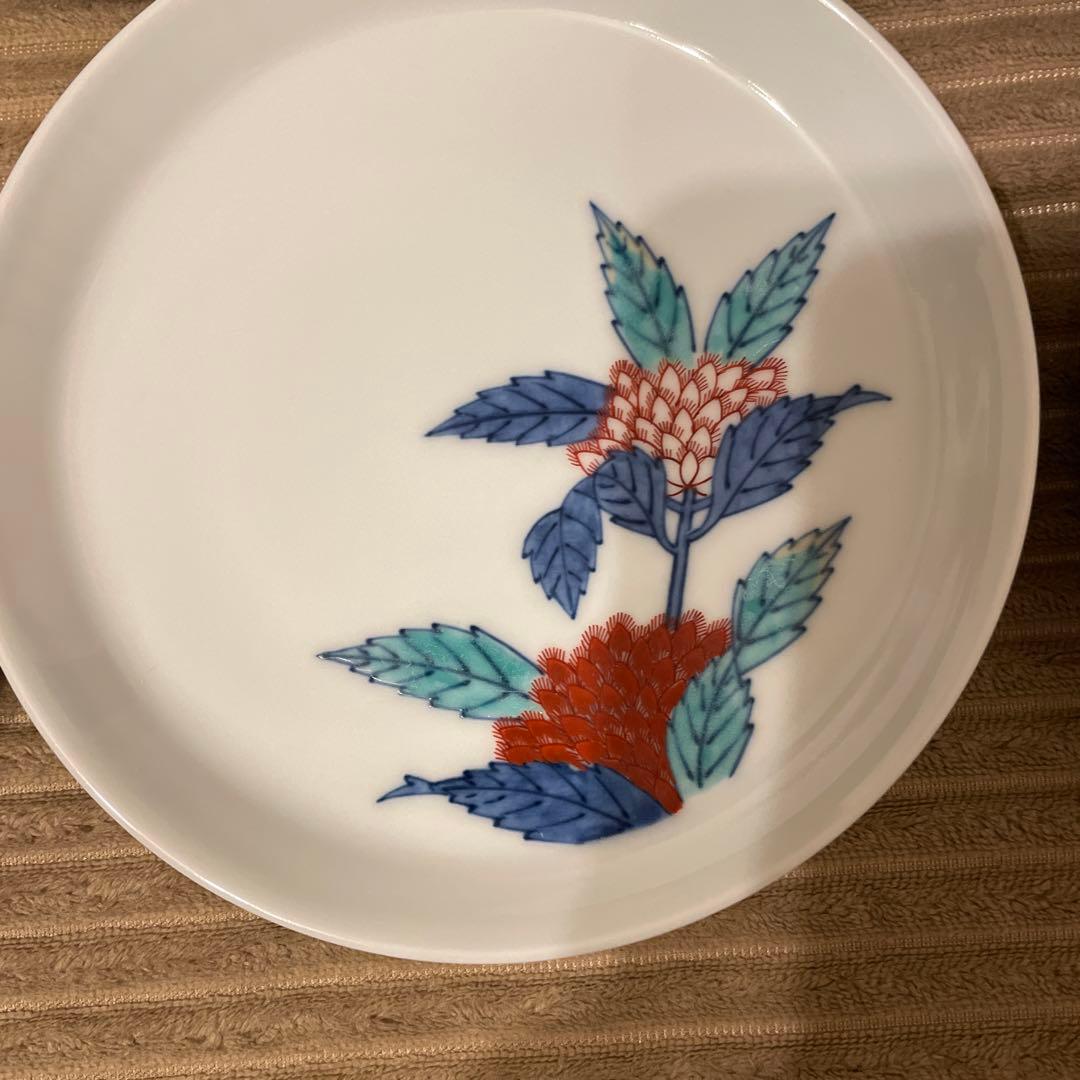 人間国宝 今泉今右衛門窯造 錦藤袴絵皿 5枚 有田焼 - メルカリ