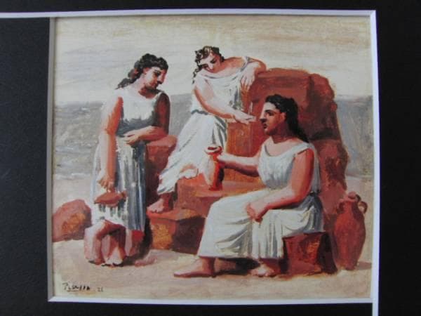 Pablo Picasso、TROIS FEMMES A LA FONTAINE