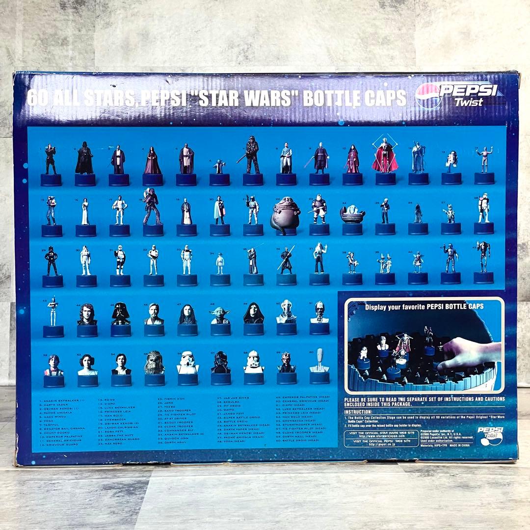 非売品】スターウォーズ EP3 ペプシ ボトルキャップ ステージ 48種付