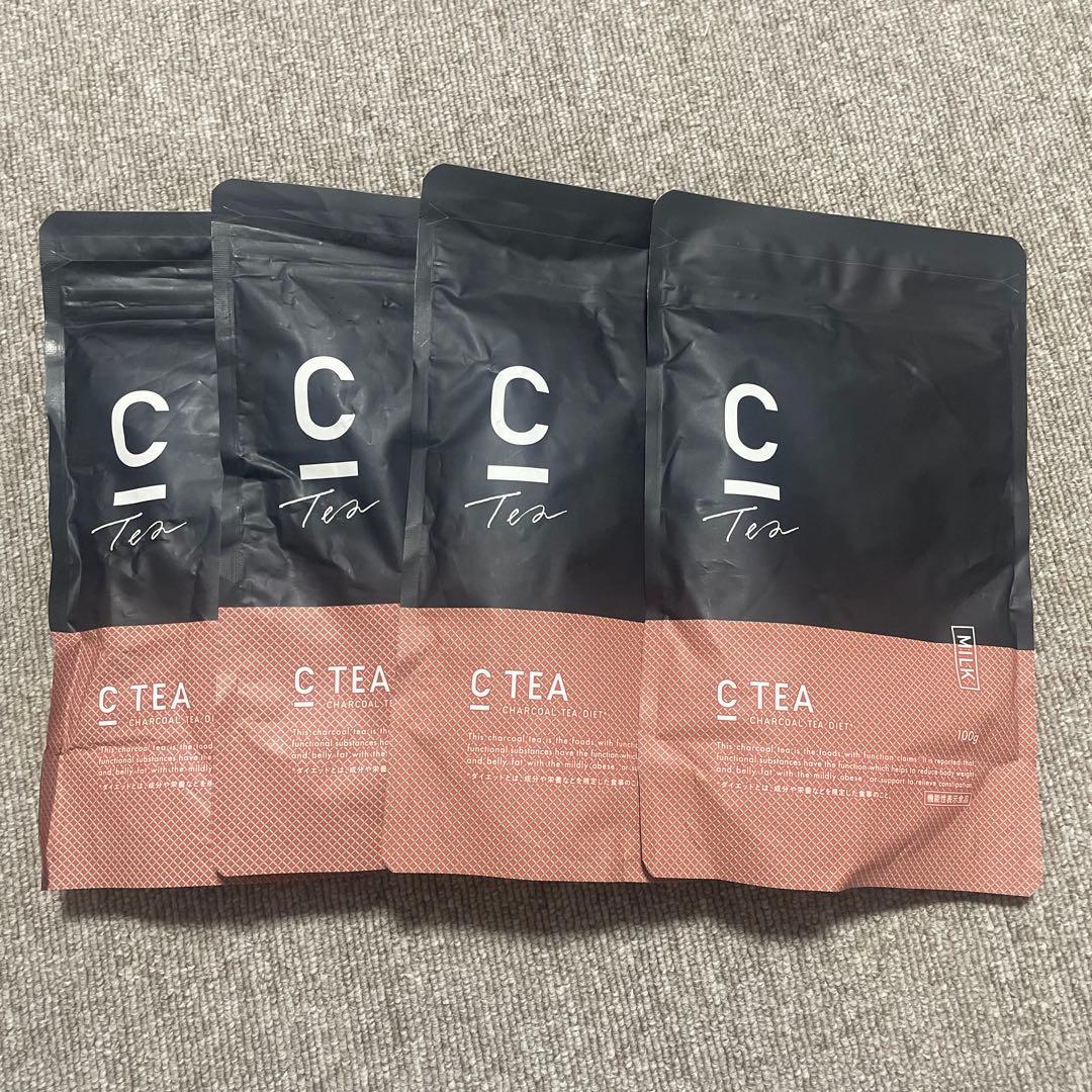 【新品】C TEA チャコールダイエット 4袋セット