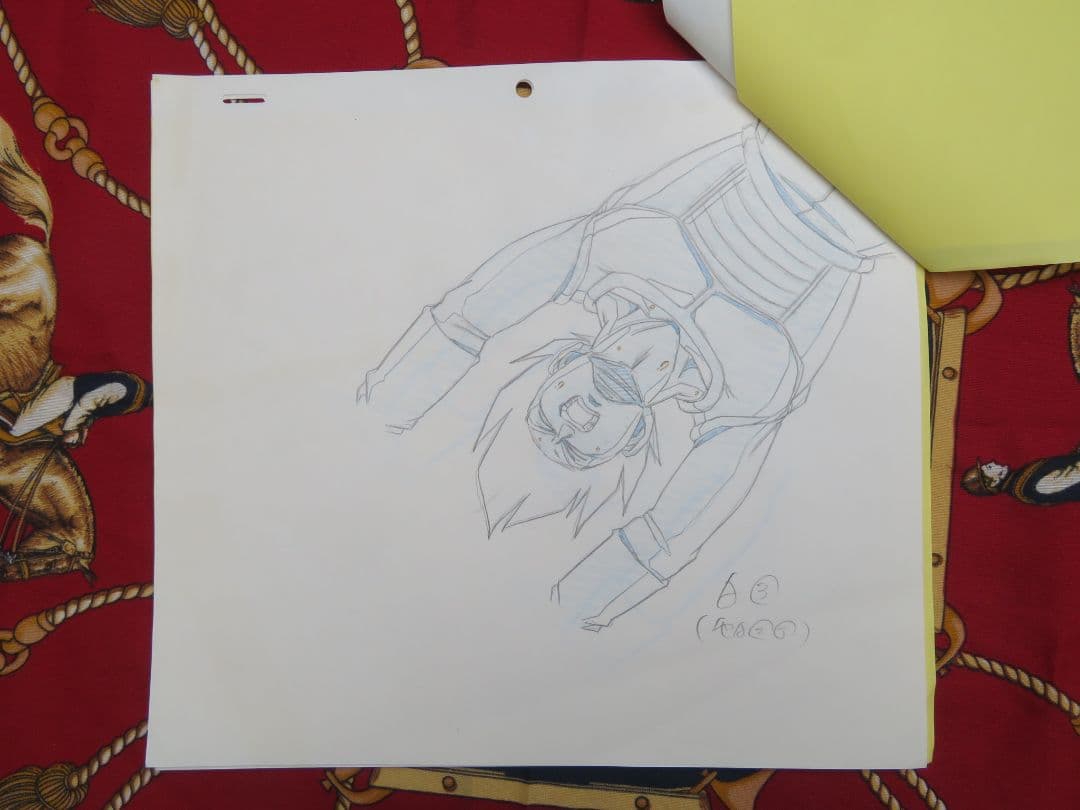m*n様 ドラゴンボール セル画 原画 ベジータ 当時品 激レア】ドラゴンボールZ 魔神ベジータ 額装品 セル画アートシート