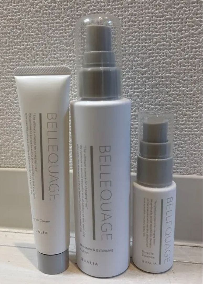 【新品未使用】BELLEOUAGE QUALIA 化粧水 美容液 クリーム