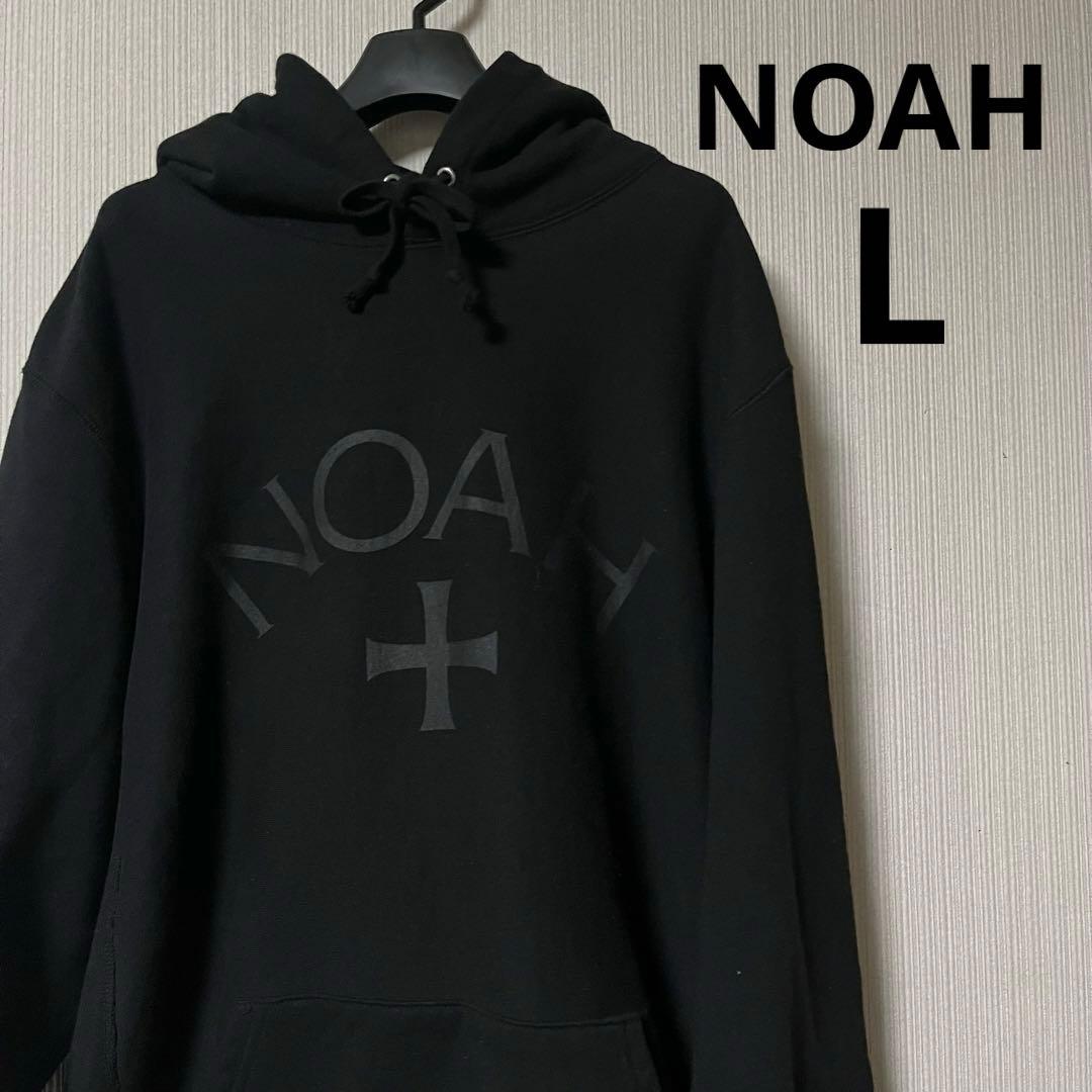 初期タグ NOAH ノア プルオーバーパーカー ビッグプリント Lサイズ