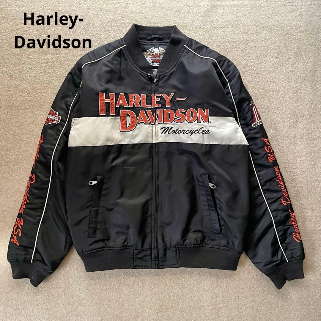【安く売ります】Harley Davidson racing jacket Vintage Harley Davidson 105th Anniversary Racing Jacket | eBay