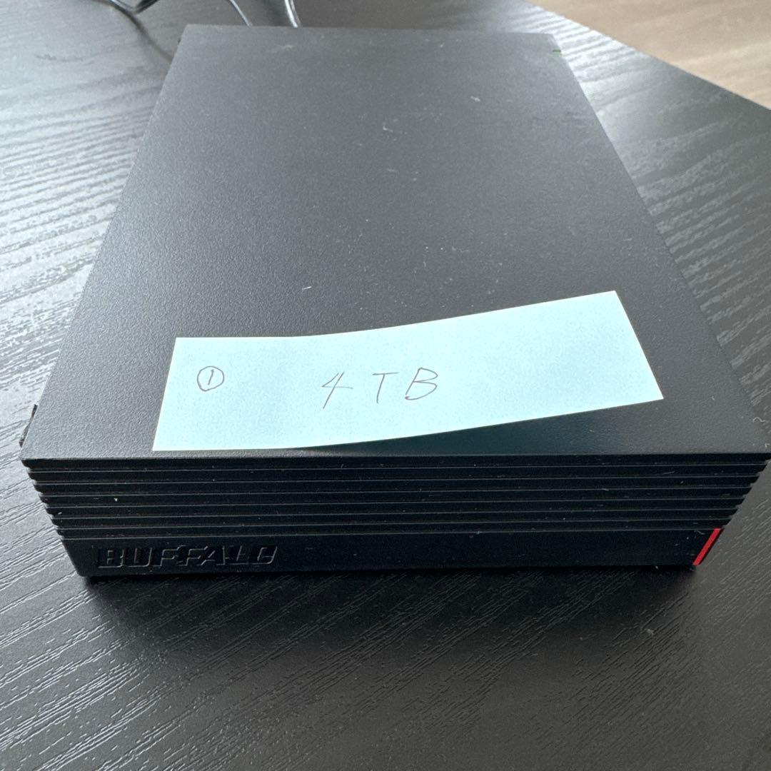 バッファロー　4TB 外付けハードディスク バッファロー 外付けHDD 4TB HD-LE4U3-BB USB3.2（Gen.1）対応