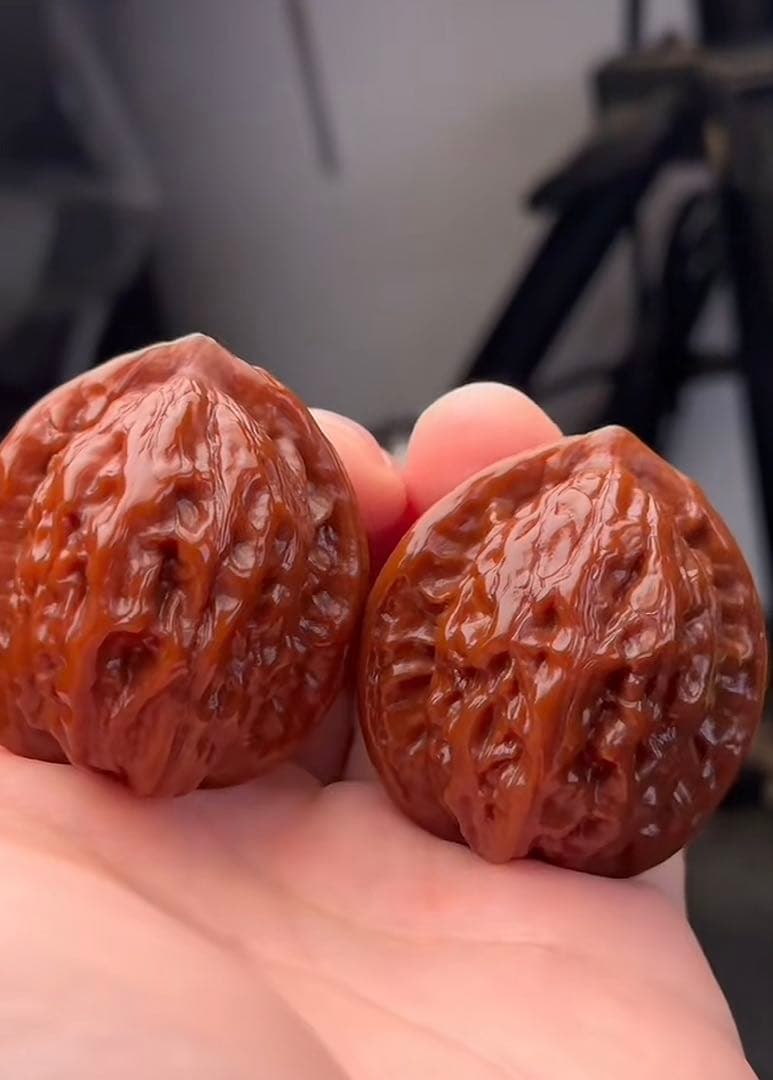 No.545 ❤️遊ぶクルミ 文玩核桃 高級小衆 佛肚 - メルカリ