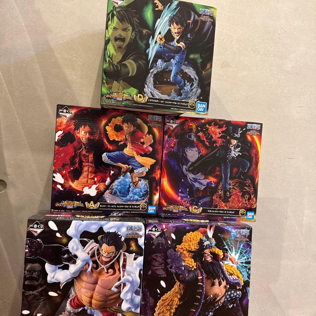 ワンピース　一番くじ　フィギュア　5個