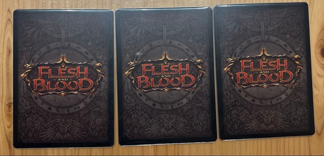 Flesh and Blood Oaken Old ELE1st 英語版3枚 - メルカリ