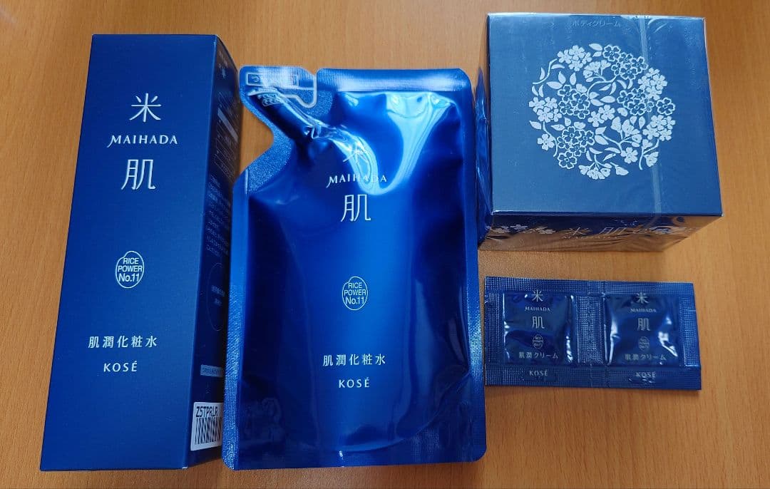 米肌　肌潤化粧水　ボディクリーム　サンプル　セット売り