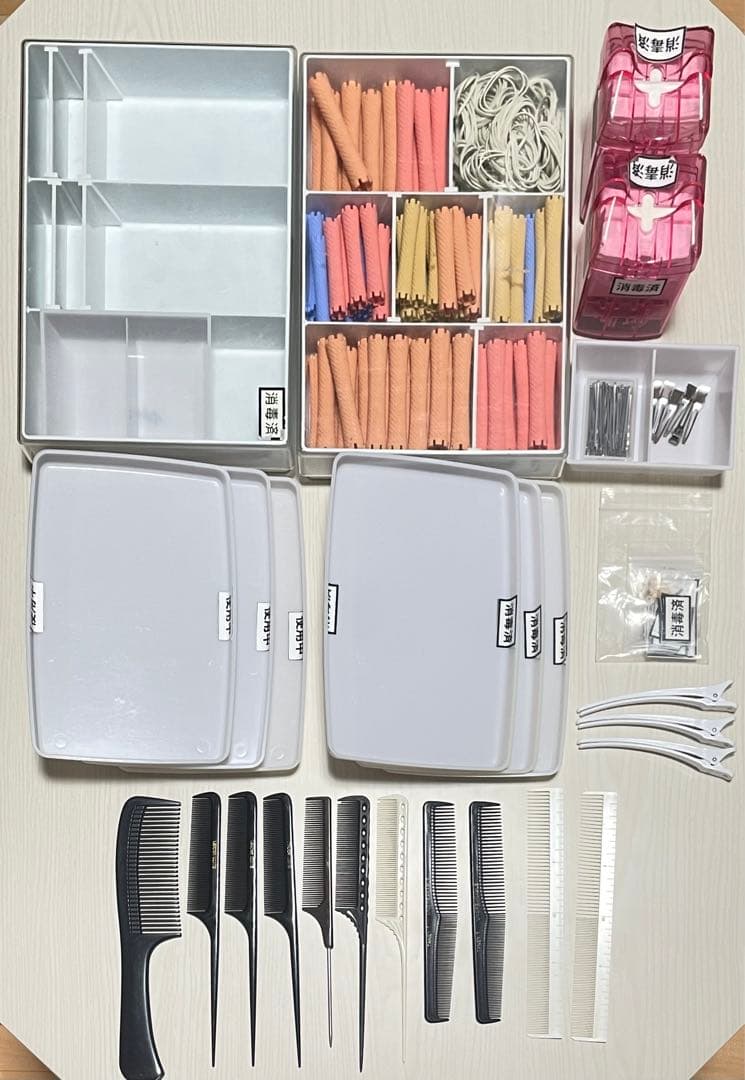 美容国家資格　美容国家試験　美容師　理容師　国試道具