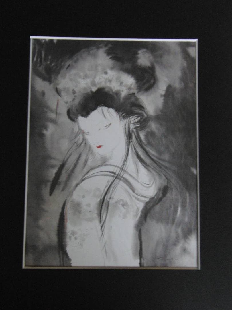 天野喜孝、希少な額装用画集より、状態良好、新品額装付