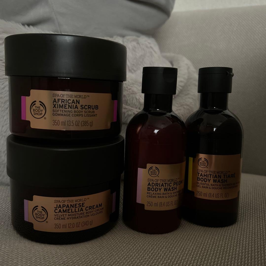 ザボディショップ　スパオブザワールド4点セット　ほぼ新品