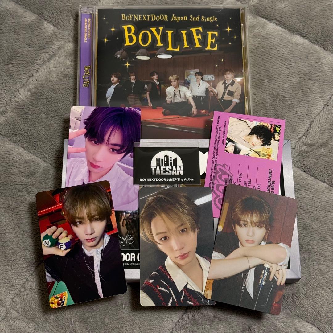 BOYNEXTDOOR The Action BOYLIFE テサン トレカ - メルカリ