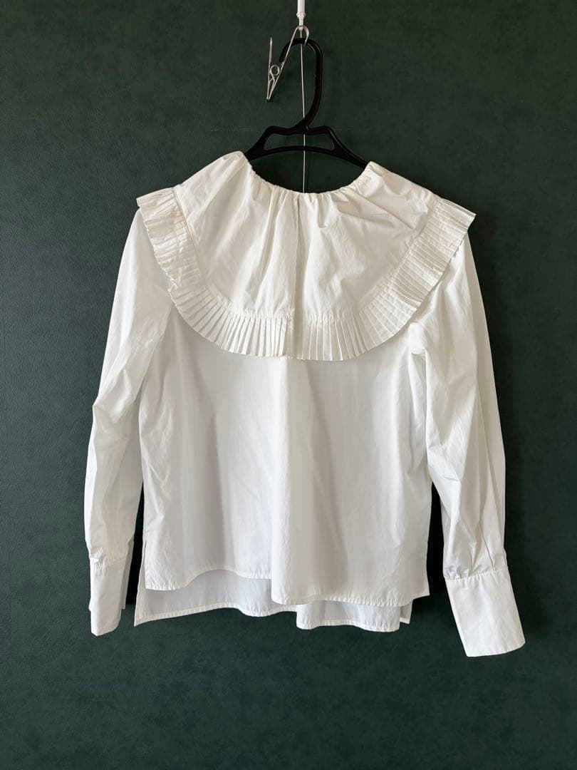 マチャット プリーツ オーバーカラー ブラウス - メルカリ