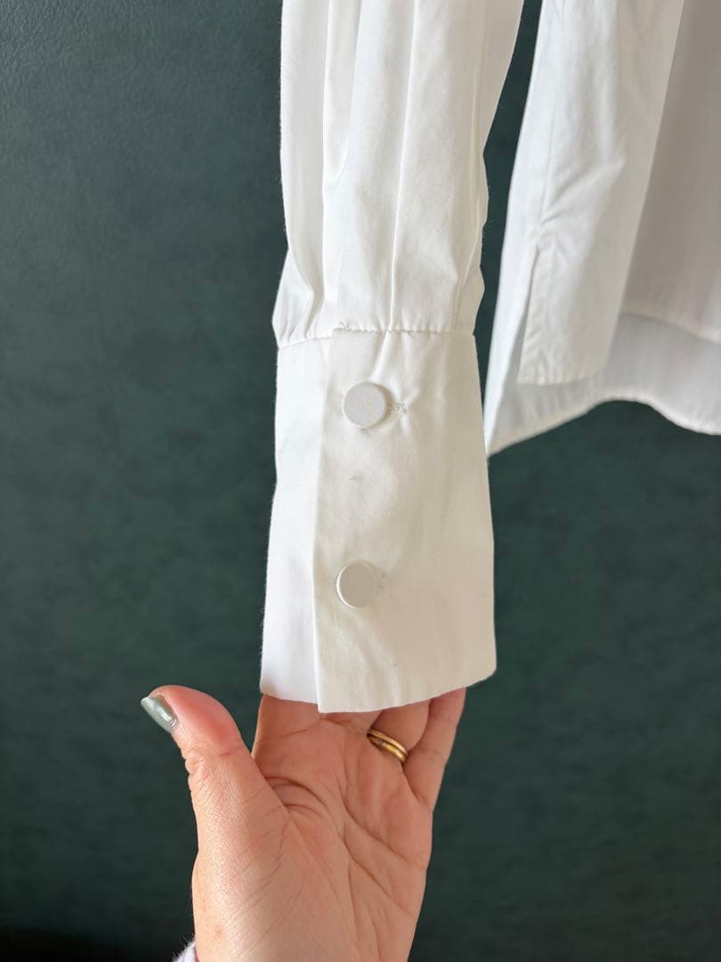 マチャット プリーツ オーバーカラー ブラウス - メルカリ