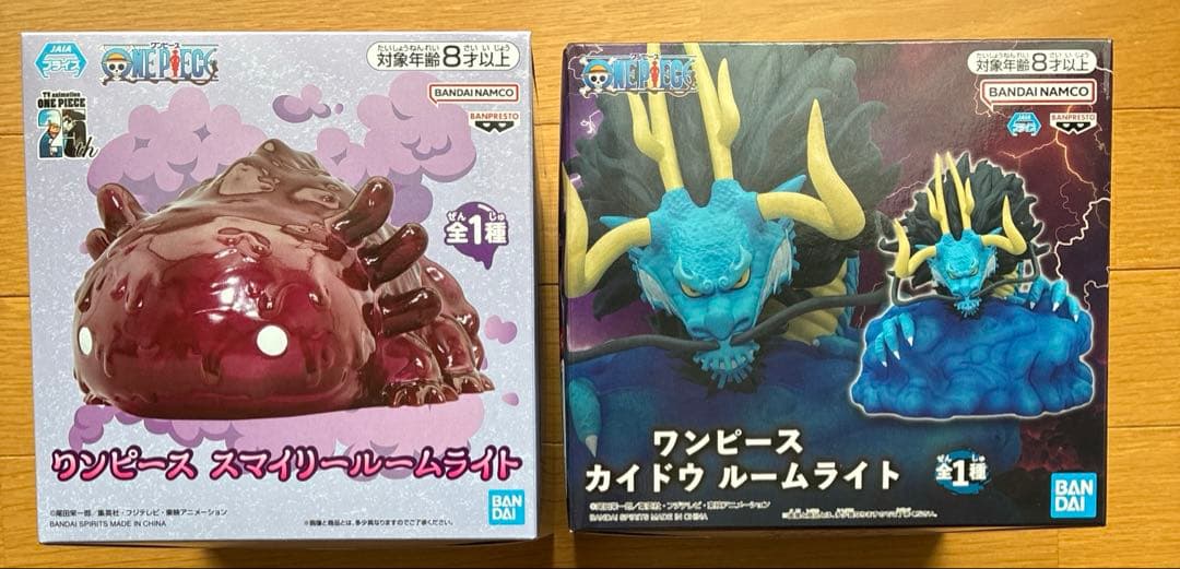 新品未開封] ワンピース フィギュア ルームライト 2点セット送料込