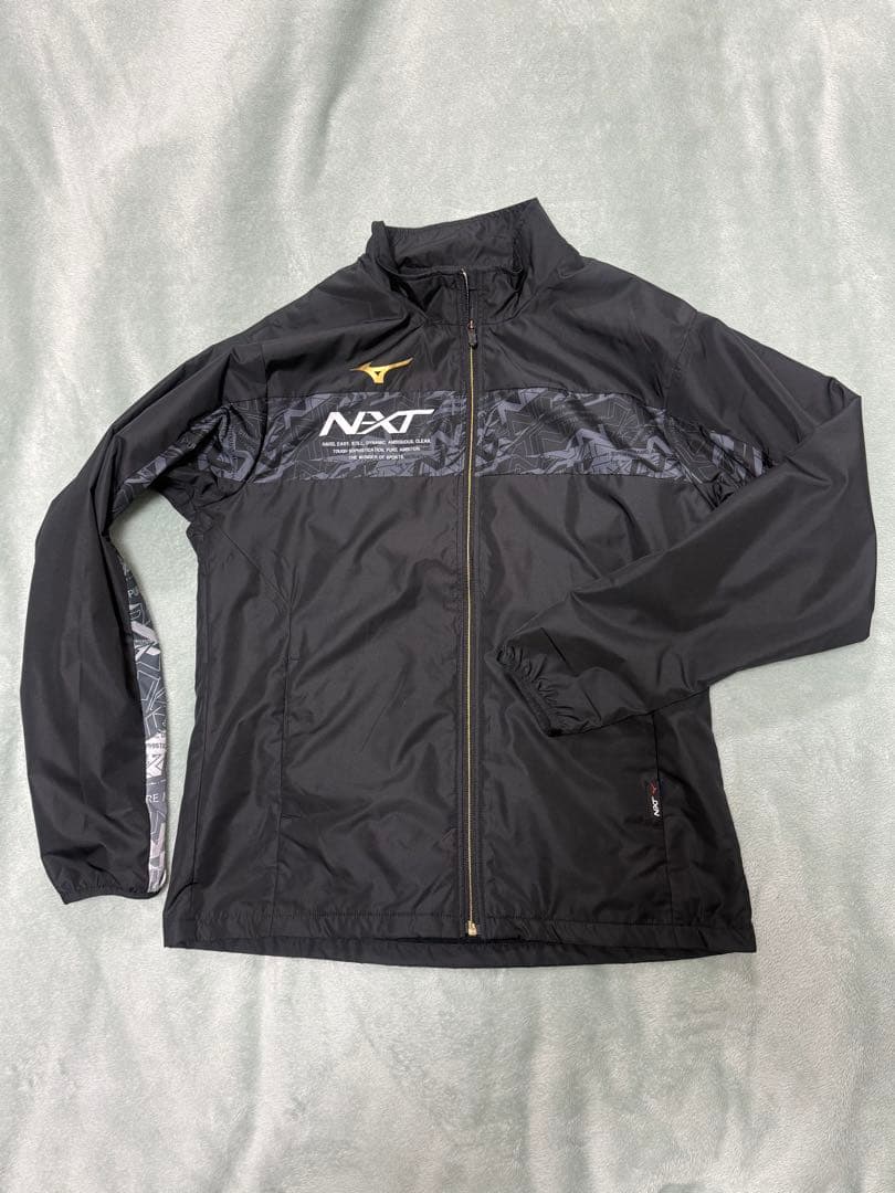 Mizuno NEXT ブレスサーモ　ウィンドブレーカー上下 XL ブラック