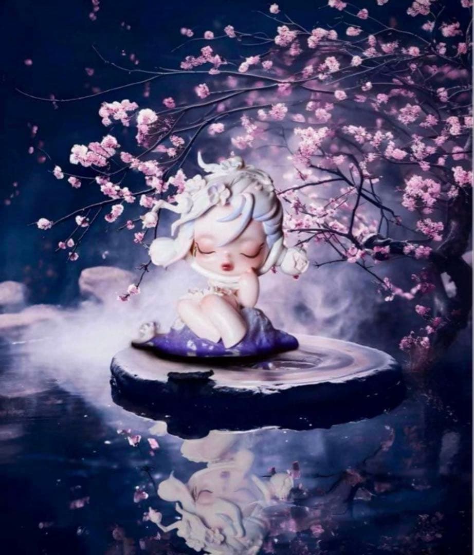 ゲームキャラクター POPMART SKULLPANDA The Ink Plum Blossom