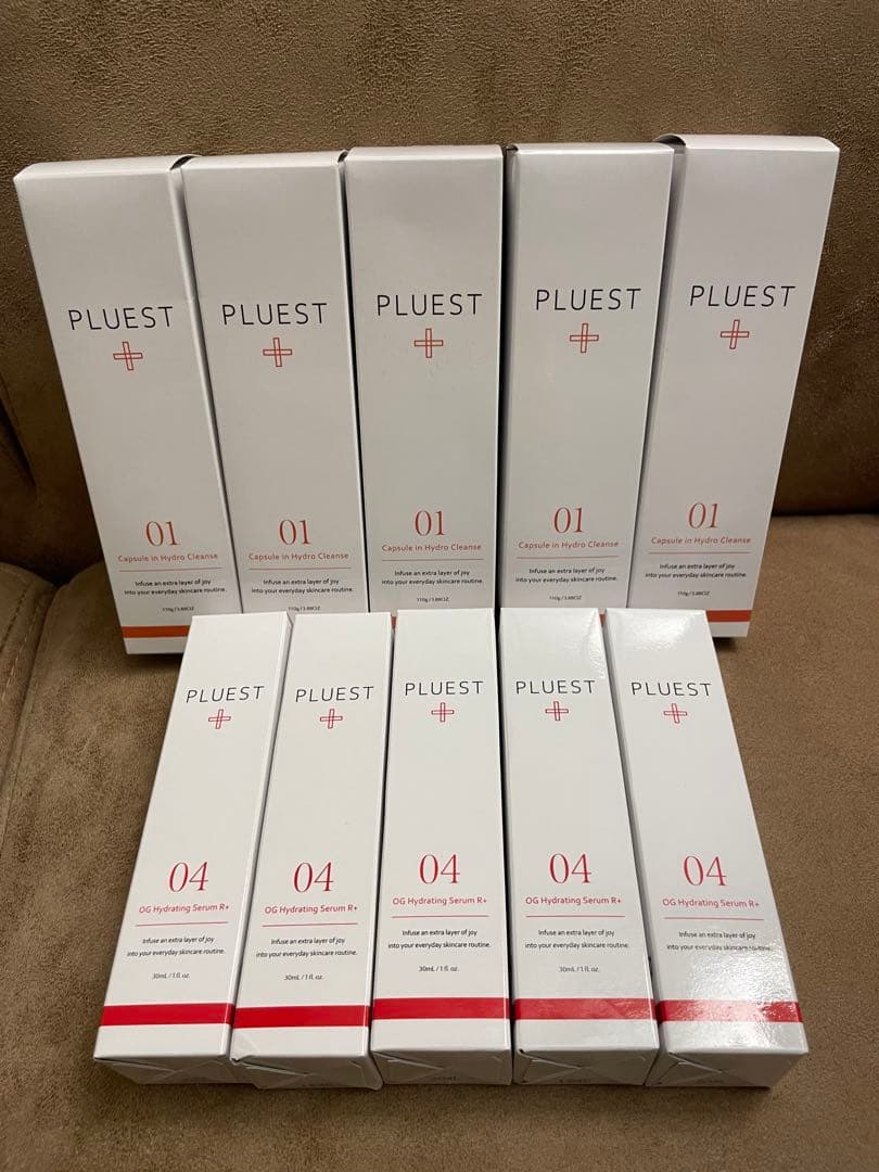新品未開封 PLUEST クレンジング01 & 美容液04 10本セット