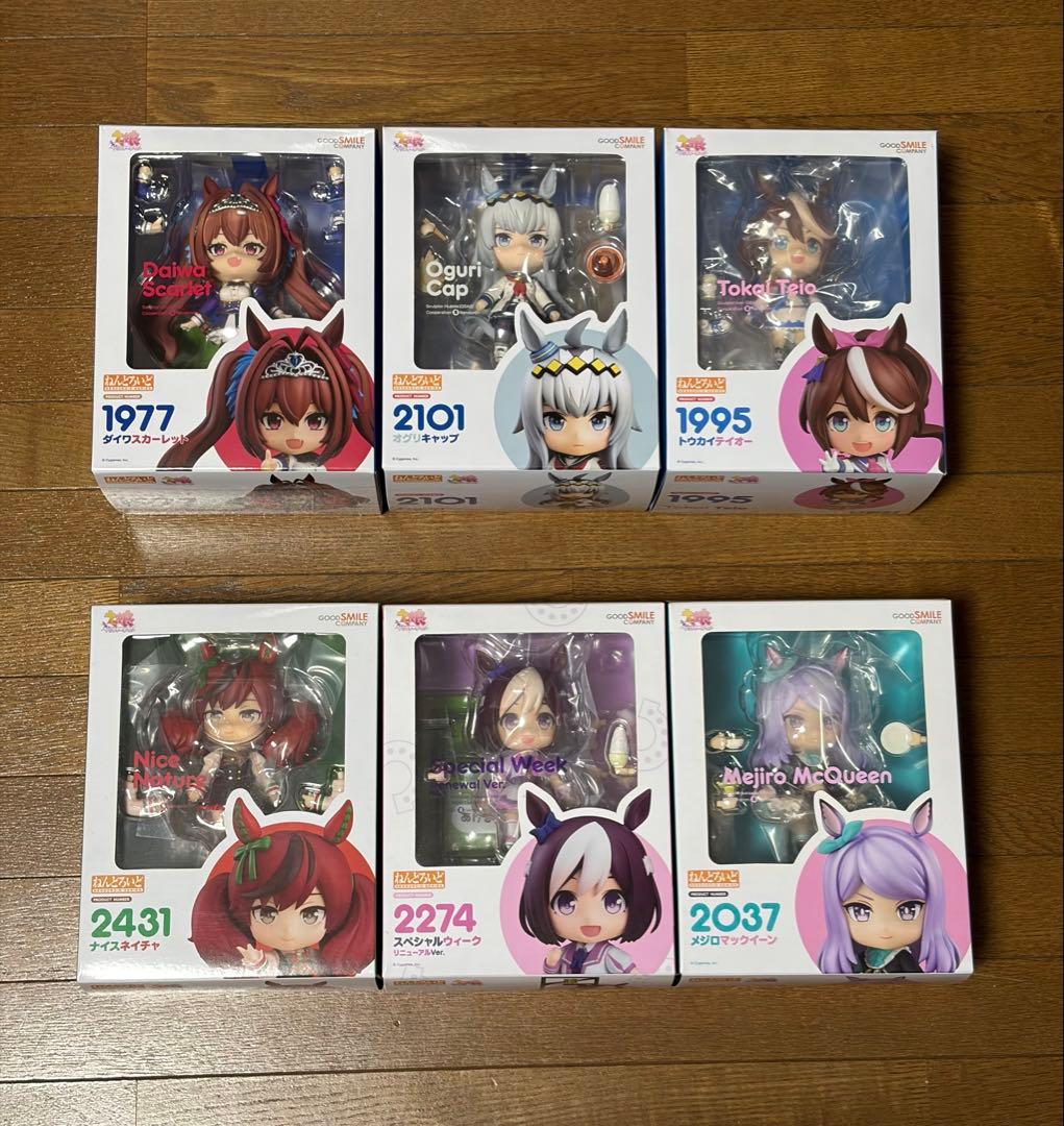 ねんどろいど ウマ娘 6体セット【新品+開封品】オグリキャップ