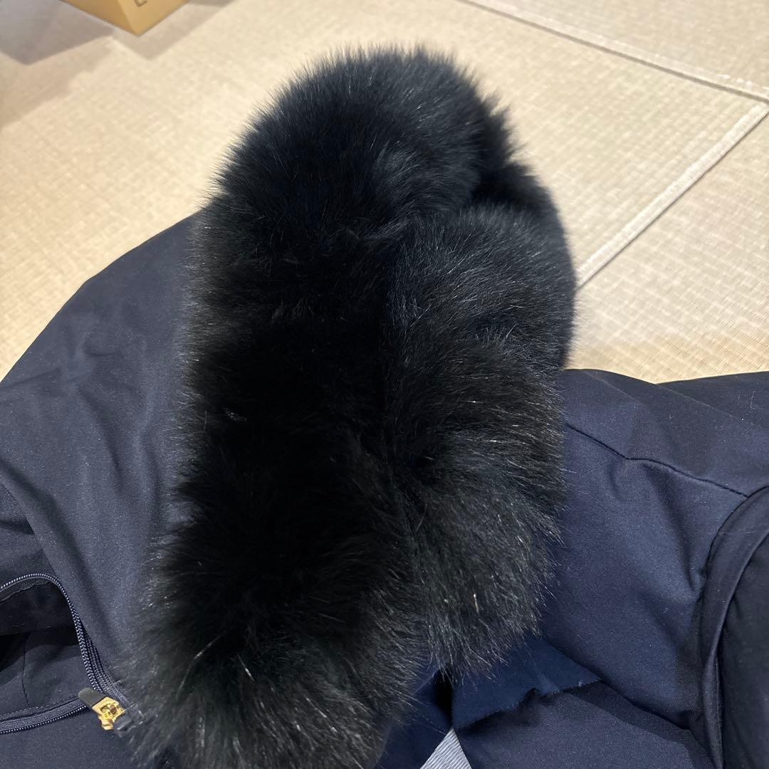 Demi-Luxe BEAMS ファー 河田フェザー ダウンコート ネイビー40 - メルカリ