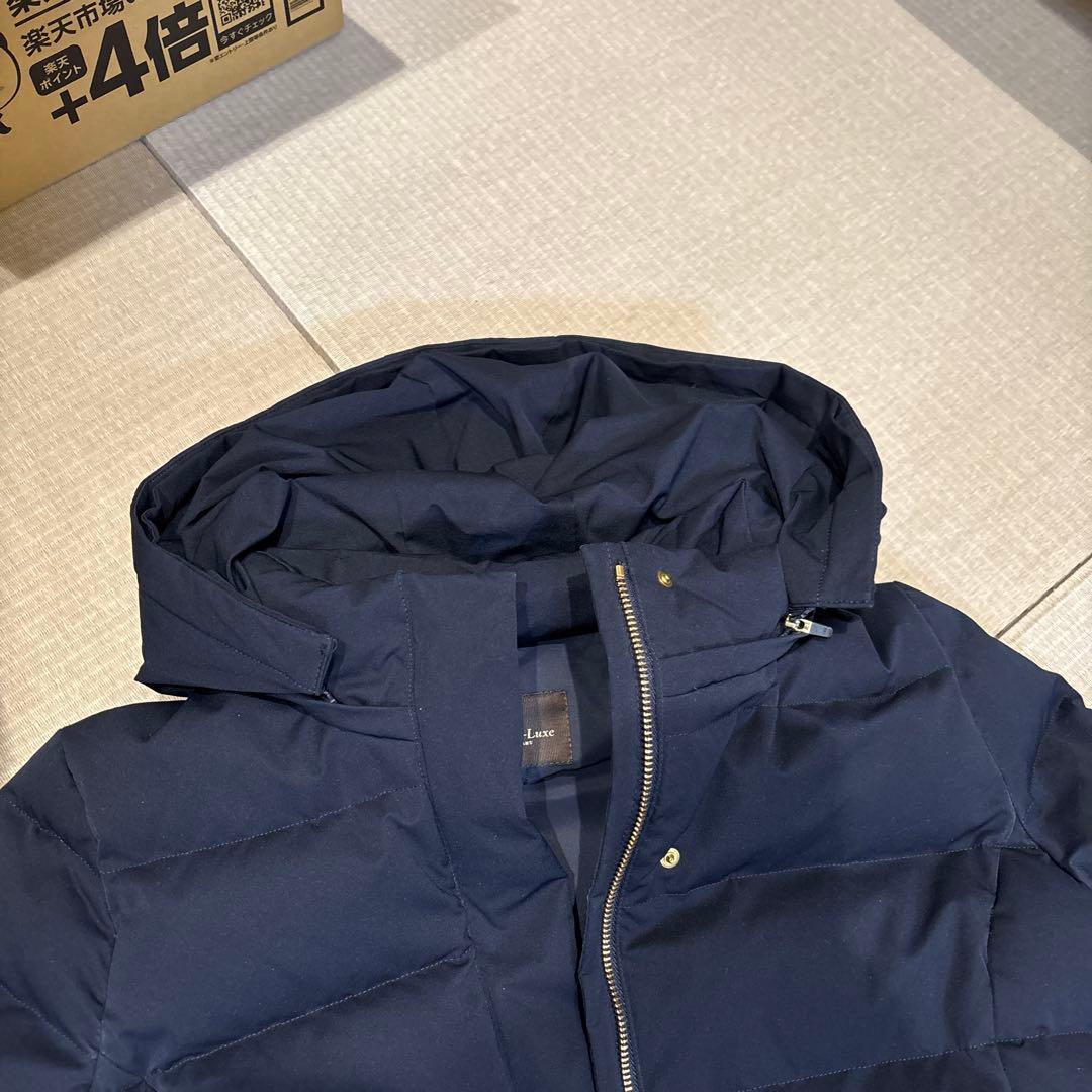 Demi-Luxe BEAMS ファー 河田フェザー ダウンコート ネイビー40 - メルカリ