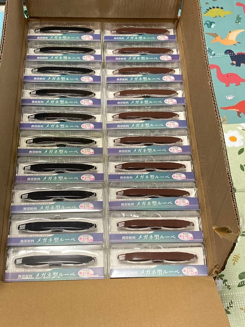 メガネ型ルーペ1.5倍新品未使用100個セット