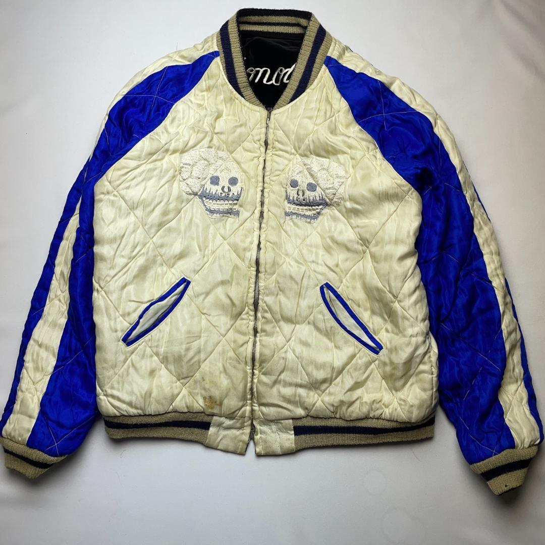 テーラー東洋40周年モデルリバーシブルベロアスカジャン黒ブラック別珍